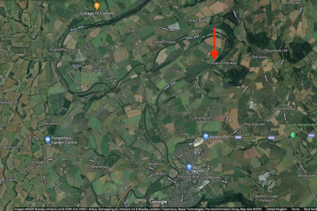 Foy Cosy Cottage On Banks Of River Wye מראה חיצוני תמונה